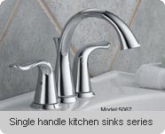 Single handle kitchen sinks series
